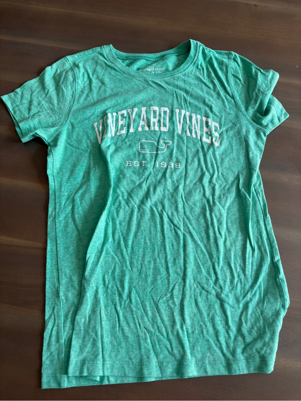 Vineyard Vines Crewneck Tee Green Sz XS